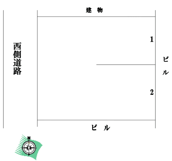 並木駐車場の駐車配置図