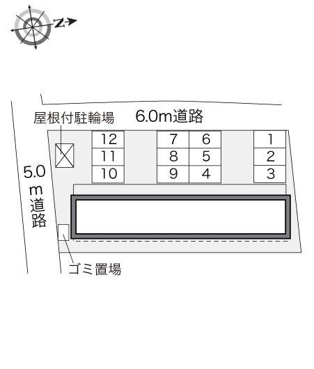 デキシントン街７６７(28777)の駐車配置図