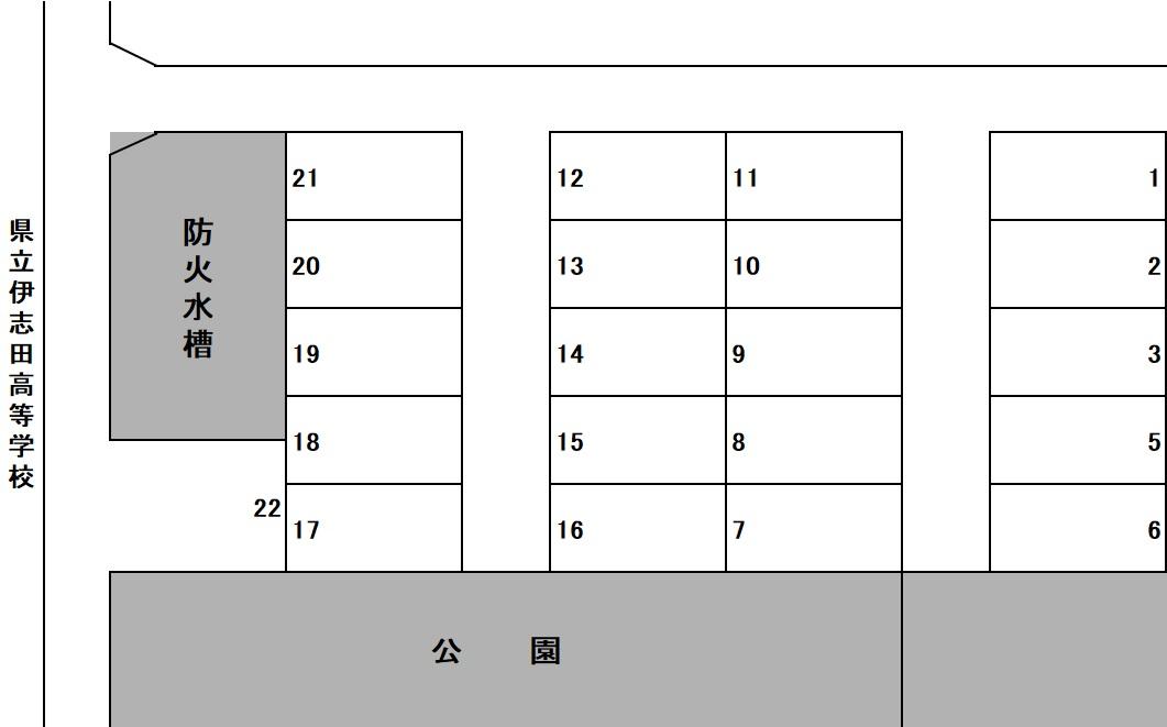 岩本パーキングの駐車配置図