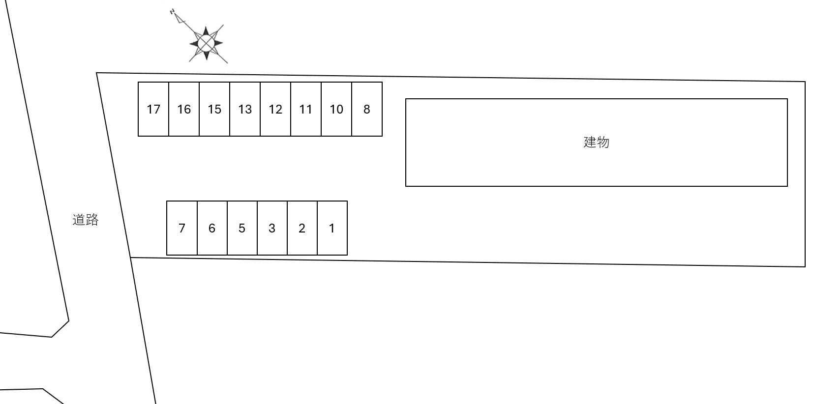 ＣＬＡＩＲの駐車配置図