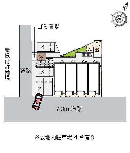 ハーモニー(53749)の駐車配置図