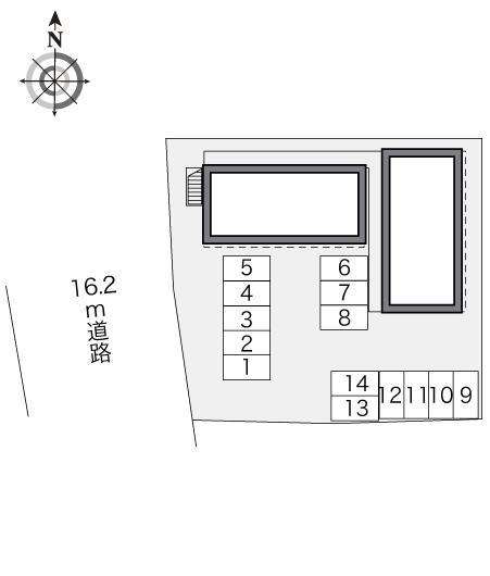 ヴィクトワール(21373)の駐車配置図