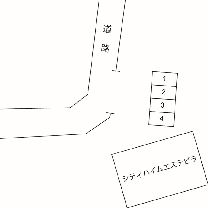 森本駐車場の駐車配置図