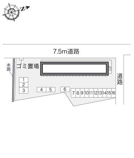 トラディショナル(18938)の駐車配置図