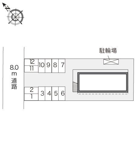 サニーヒル(24230)の駐車配置図