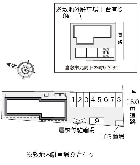 潮香(29442)の駐車配置図