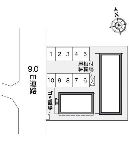 ビューテラス(26236)の駐車配置図