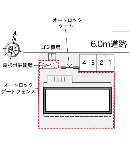 天王台(37885)の駐車配置図
