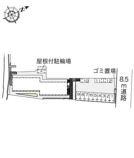 首里城下町(41345)の駐車配置図
