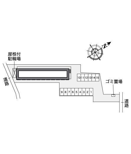 ルミエールＫＯＧＡ(26890)の駐車配置図