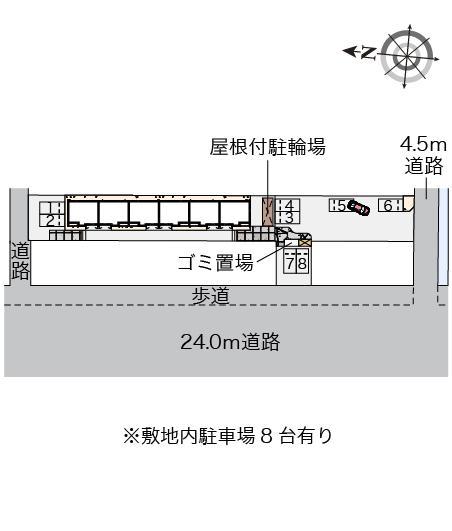 クレイノプランドール(58991)の駐車配置図