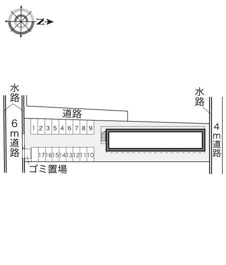 アムール(17570)の駐車配置図