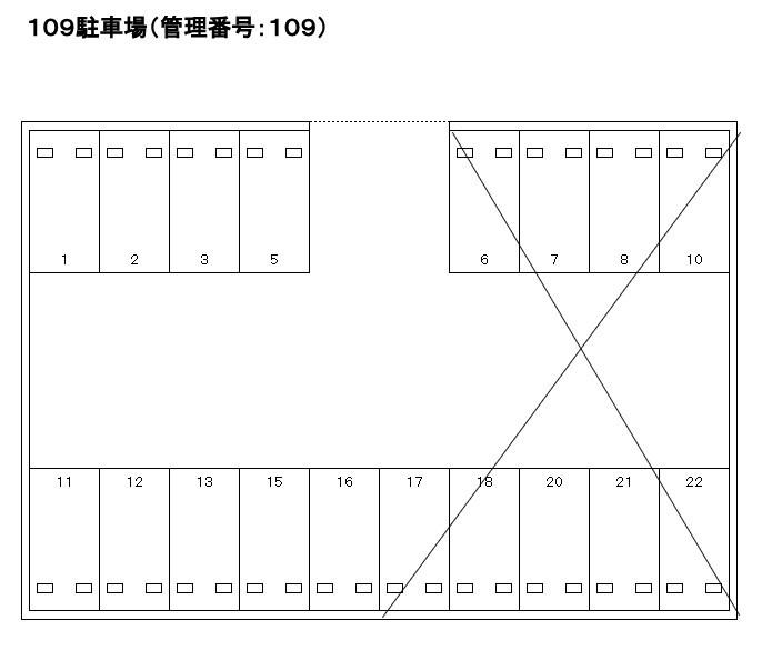 J-109の駐車配置図