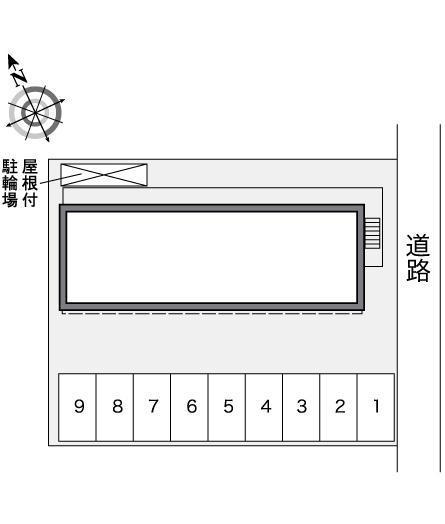 緑が丘(26583)の駐車配置図