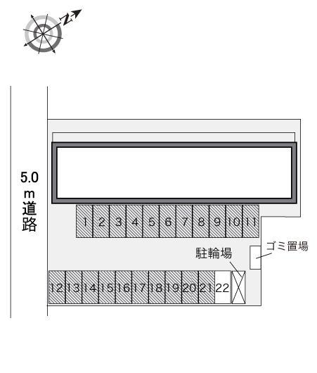 昭和(21572)の駐車配置図