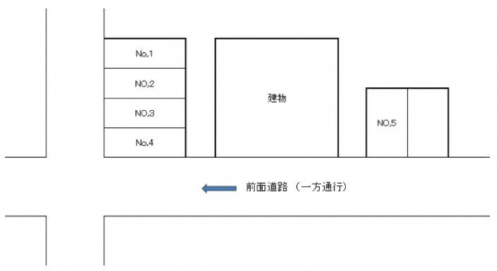 ＴＫパークの駐車配置図