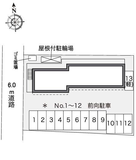 セピアコート(30638)の駐車配置図