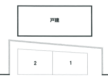 村上駐車場の駐車配置図