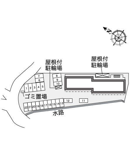 ＫＡＭＯＮⅣ(30041)の駐車配置図