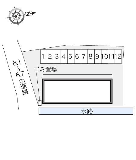 立岩(22606)の駐車配置図