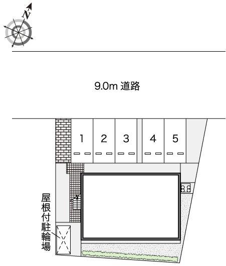 ベルウッド　カシハラ(45678)の駐車配置図