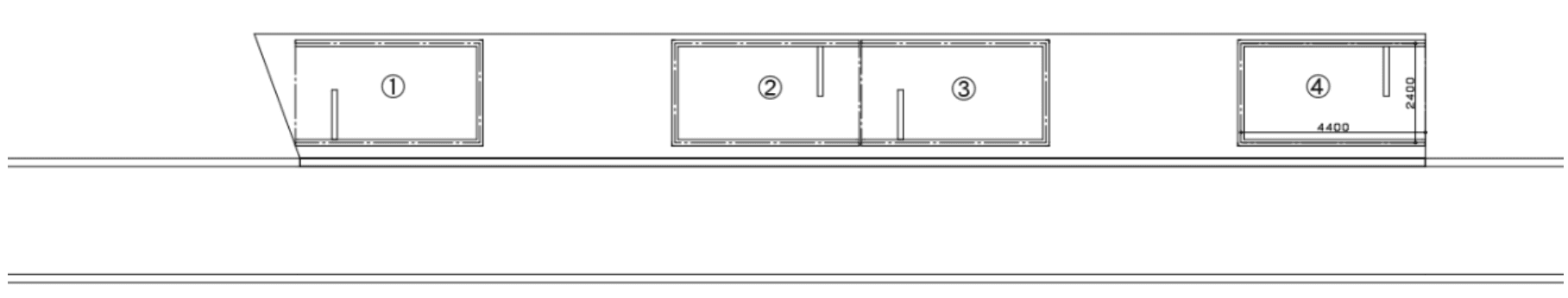 正雀本町の駐車配置図