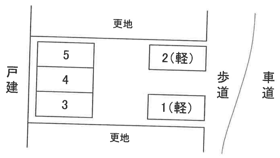 根岸台篠崎駐車場の駐車配置図