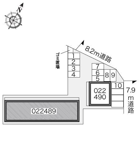 エクレシアＡ(22489)の駐車配置図
