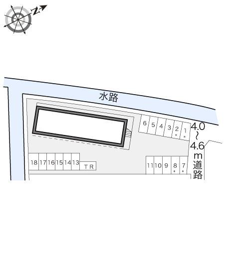 カーサ・コルーテ(17126)の駐車配置図