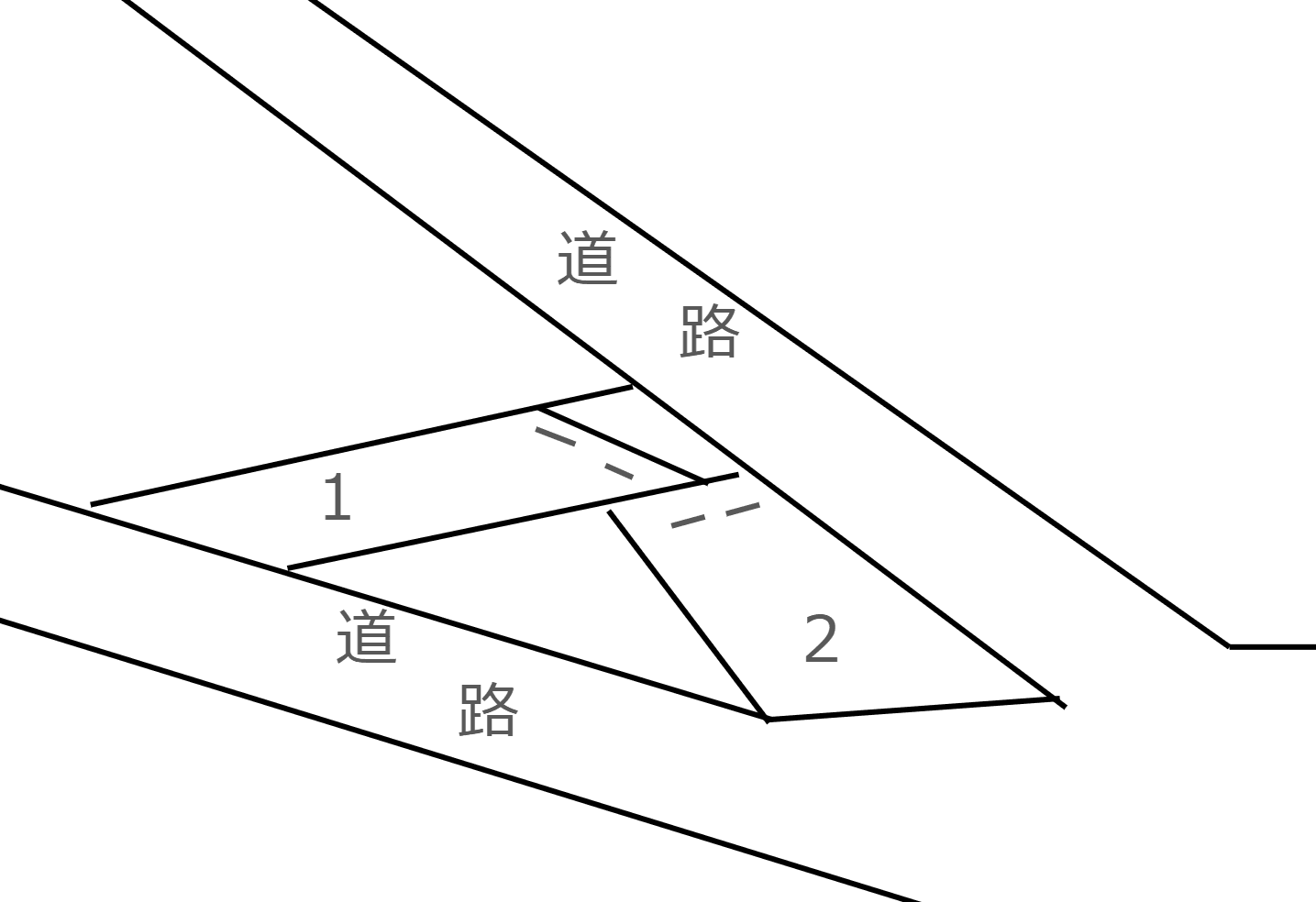 ｱｾﾞﾘｱ・B駐車場の駐車配置図