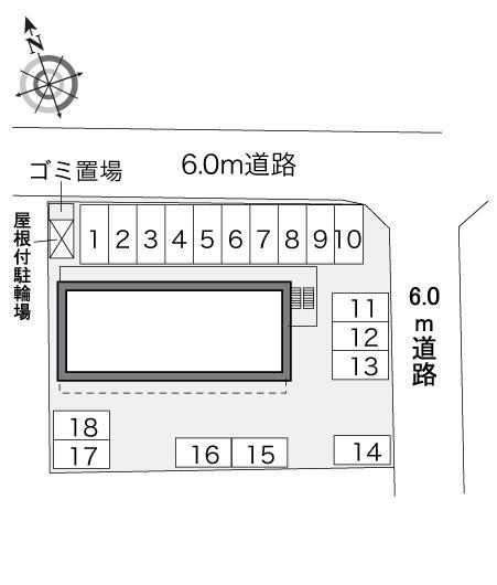 ヴェール　山口(34376)の駐車配置図