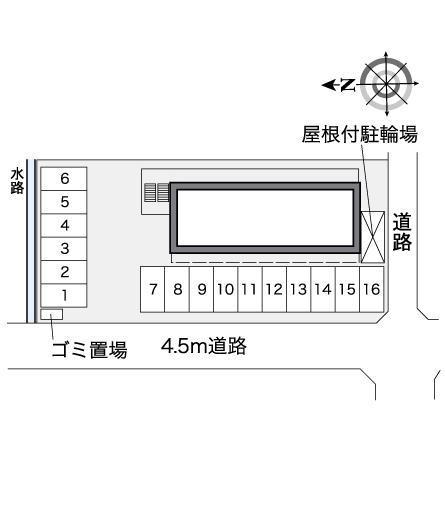 イーストＫⅣ(36920)の駐車配置図