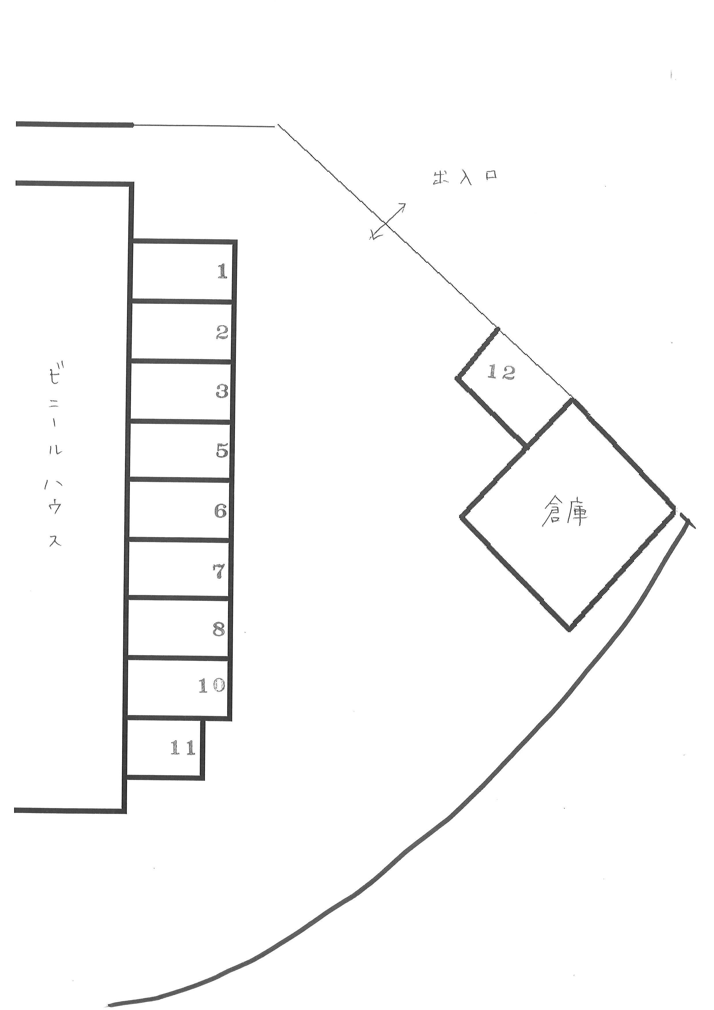 YK坂井　パーキングの駐車配置図
