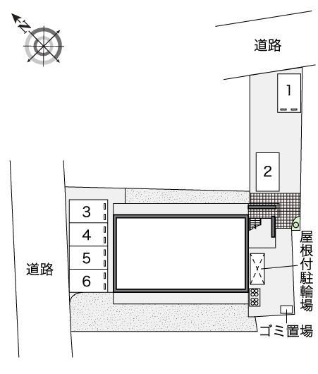 新町(44157)の駐車配置図