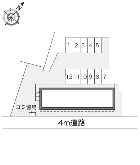アムール(16467)の駐車配置図