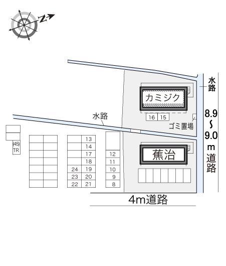 カミジク(16111)の駐車配置図