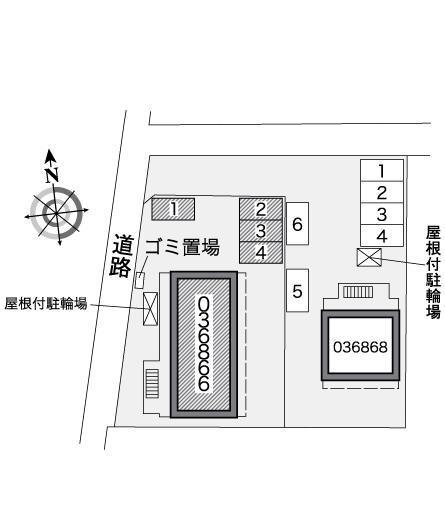 シティーＣ(36866)の駐車配置図