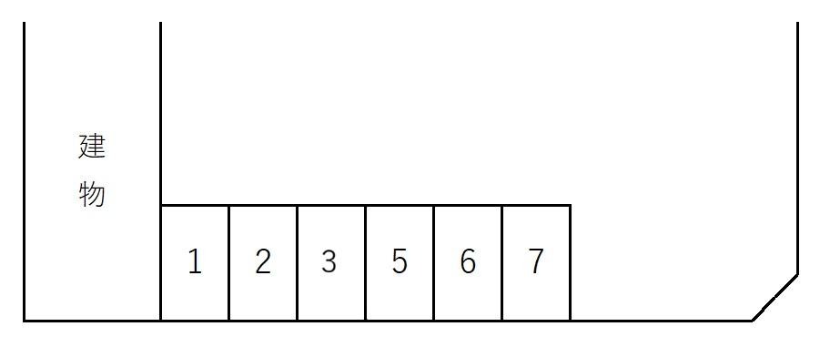 村田眞佐雄第3駐車場の駐車配置図
