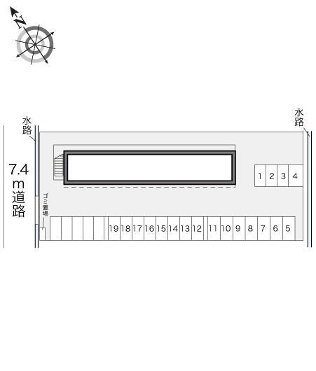 りゅうと(17332)の駐車配置図