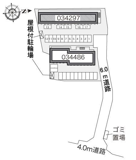 ＦＯＲＥＴⅡ(34297)の駐車配置図