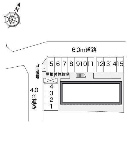瑞穂(32166)の駐車配置図