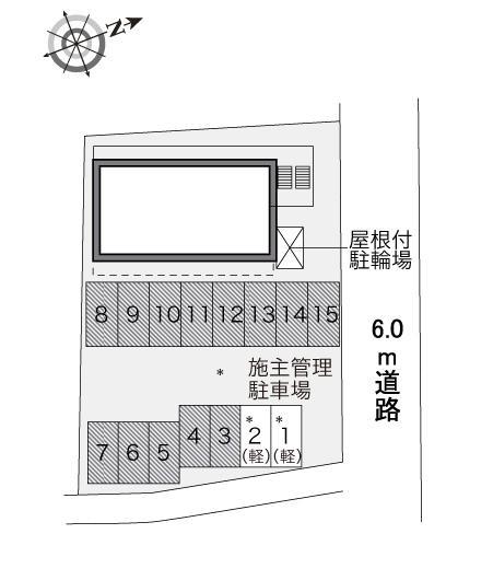 田園(34223)の駐車配置図