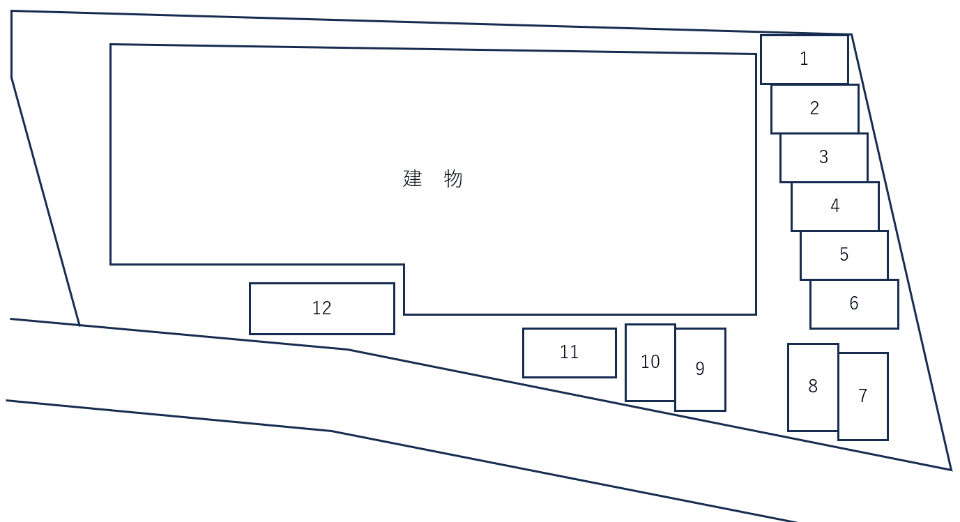 シャンフルールの駐車配置図