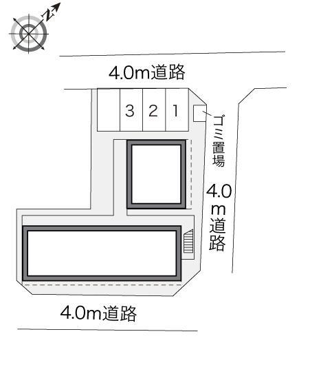 フローラ(20361)の駐車配置図