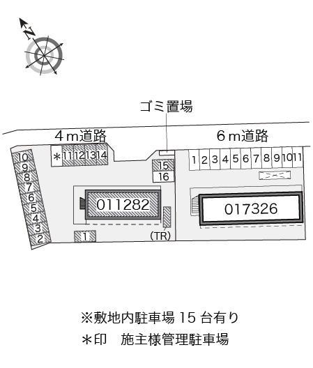 ロイヤル　ミヤケ(11282)の駐車配置図