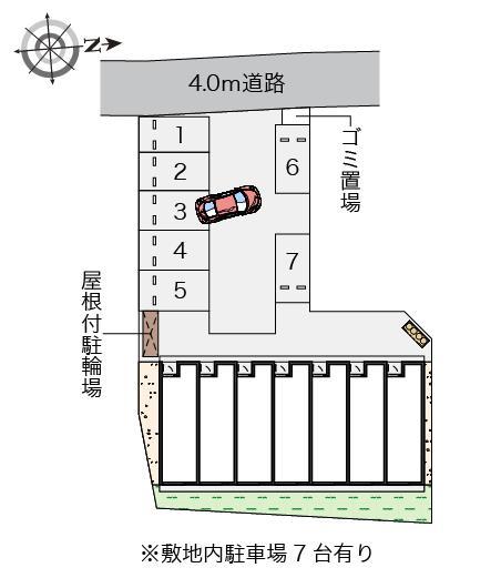 フィオーレⅢ(44441)の駐車配置図