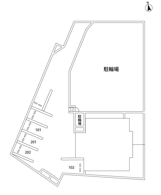ｻｻﾞﾝﾋﾙｽﾞの駐車配置図