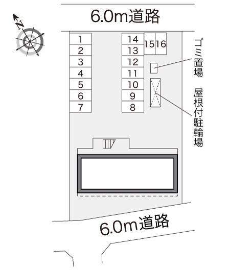 サンヒル(21263)の駐車配置図