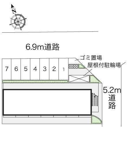 コスタモール(17077)の駐車配置図