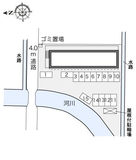エクセル　ケンⅡ(29837)の駐車配置図